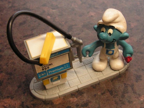 National petrol pump smurf - national,
