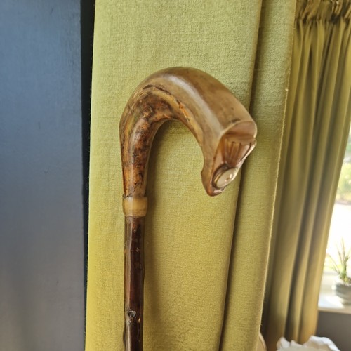 Antique walking stick cane - antique,