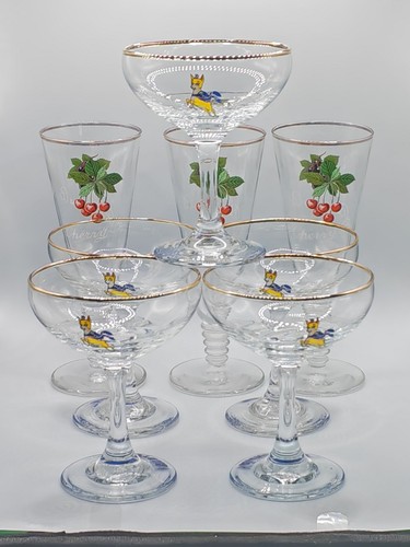 Original babycham glasses - 5,