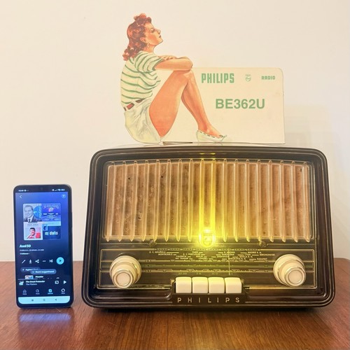 Vintage philips be362u tube - philips,