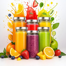 Glass Mason Jars with Airtight