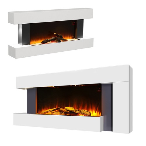52inch fireplace white black - 52inch,