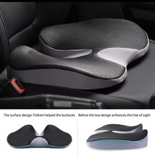 Memory Foam Prostate Cushion Tailbone Sciatica Back Pain Relief Comfy Car Seat