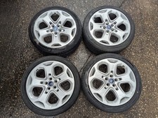 4x MK4 FORD MONDEO 18" 8J ET55 5-STUD 5-SPOKE ALLOY WHEELS & TYRES 235/40/18