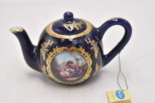 Vintage porcelain art blue - vintage,