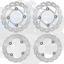 ATV Front Rear Brake Discs Disks For Yamaha YFM550F Grizzly 09-15 YFM700F 07-25