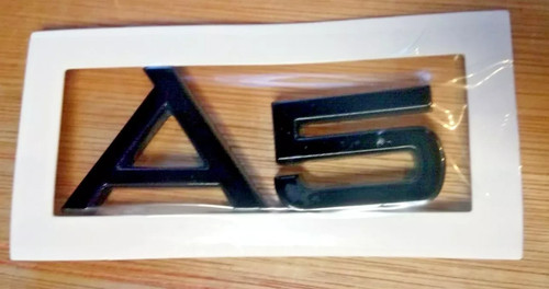 Glossy black audi - black,