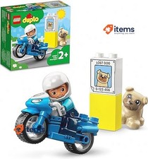 LEGO 10967 DUPLO Town Rescue Police Motorcycle Toy for Toddlers