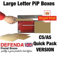 50 C5 A5 QUICK PACK PiP POSTAL BOXES Large Letter Mailers PRICING IN PROPORTION