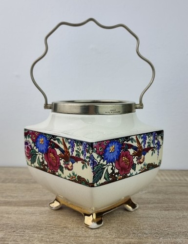 Floral biscuit barrel - floral,