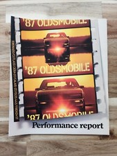 1987 Oldsmobile Performance Report Brochure Toronado 442 GT