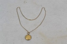 antique locket 12kgf  necklace