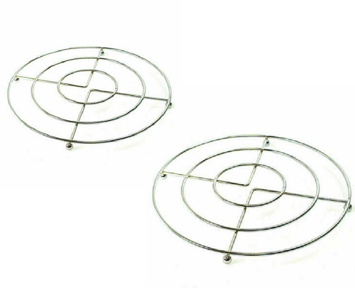 Chrome trivet hot pan - chrome,