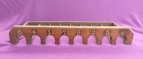 Antique table top rolling - top, ball