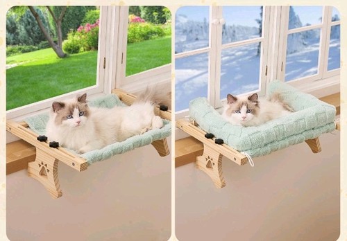 Cat sill window perch sturdy - cat,