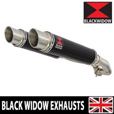 XT 660 Z TENERE 08-17 Exhaust Silencer Kit 350mm GP Round End Cans BG35R