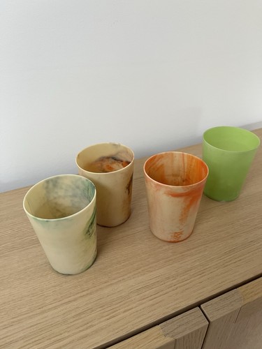 Four vintage early plastic - four,