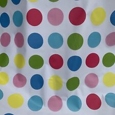 Multi Spot 2m PIECES WIPEABLE VINYL OILCLOTH PVC WIPE CLEAN TABLECLOTH