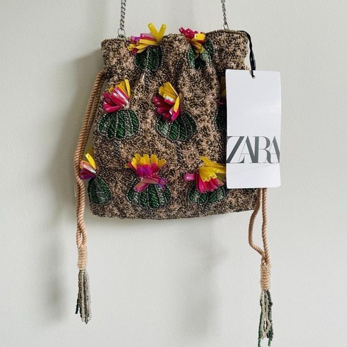 Zara multicoloured bucket bag - zara,