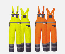 Hi Vis Waterproof Bib and