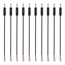 10-Pack 3.5mm 1/8" to Speaker