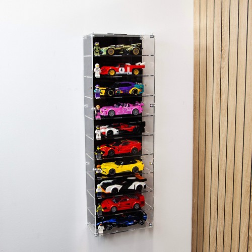 Wall mounted display case for - case,