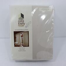 Orla Kiely Jacquard Stem Eyelet Lined Curtains Clay W228cm D182cm