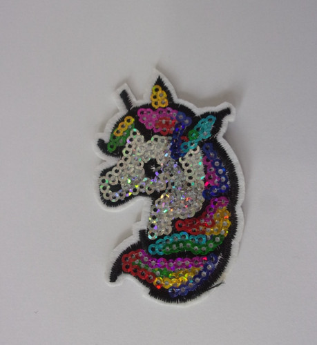 Sequin unicorn iron - sew, on