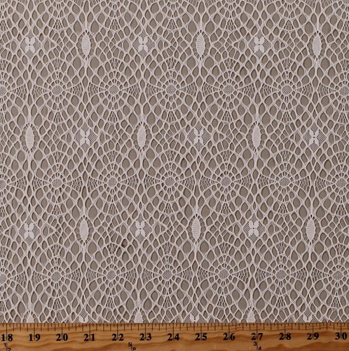 Patterned lace ivory - lace, allover