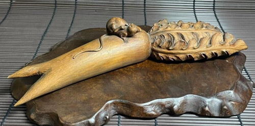 Antique hand carved wood - antique,