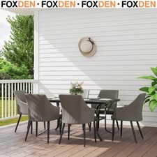 6 Seater Rattan Dining Set