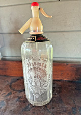 Vintage soda siphon bottle