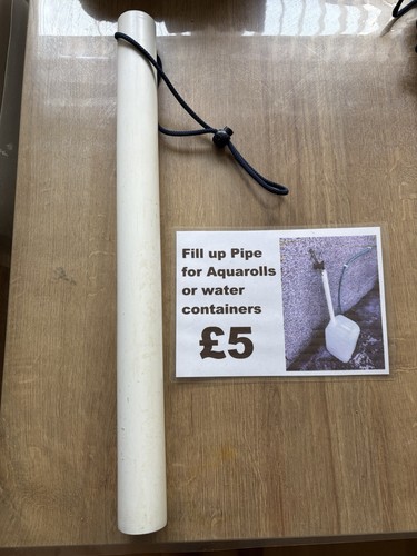 Fill pipe for water - up,