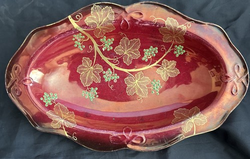 Early carlton ware - early, oval