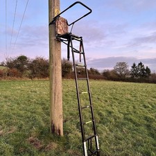 Telescopic High Seat Hunting Tree Stand Deer Stalking Portable Seat Easy Carry