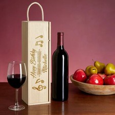 Personalised Wooden Wine