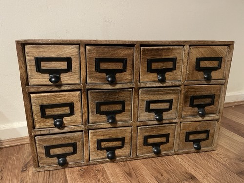 Apothecary retro wooden drawer - apothecary,