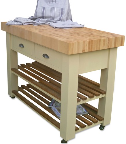 Butchers block island - butchers, (trolly)