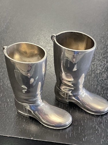 Pair silver plated vintage - silver,