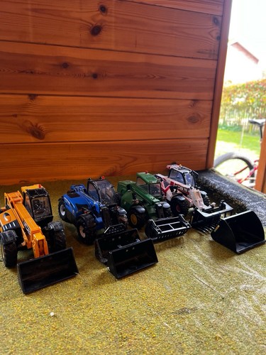 Jcb lot diecast farm - jcb, 4