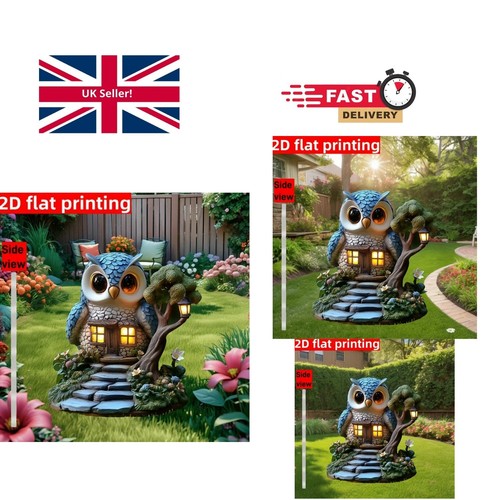 Garden owl decor tree - garden,