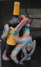 Multi-Coloured Novelty Octopus Wine / Spirit Bottle Holder,