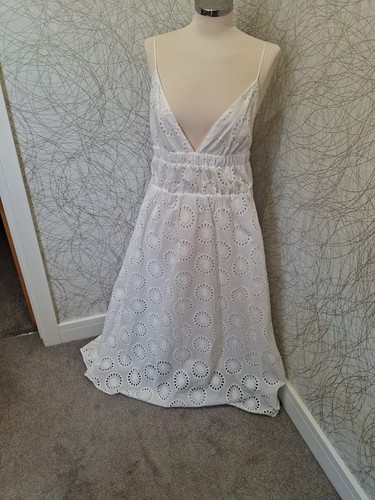 Zara white embroidery - white,