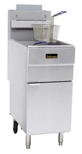 LPG Ready Gas fryer, Floor standing Single tank Gas fryer 2x basket, Top Quality