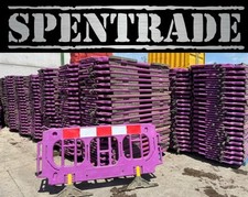 ROAD TRAFFIC MANAGEMENT CHAPTER 8 PEDESTRIAN PLASTIC SAFETY BARRIERS £17.50+ VAT
