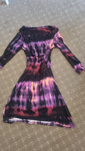 Soft red gathered dress - soft,
