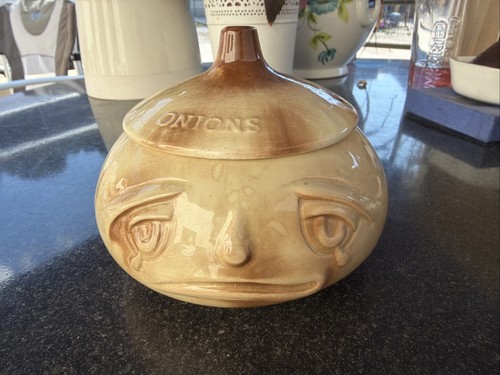 Vintage sylvac 516 face pot - vintage,