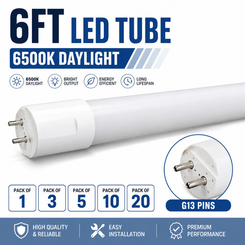 Energizer 6ft led tube - led,