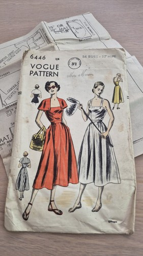 Vintage vogue pattern 6446 - vintage,