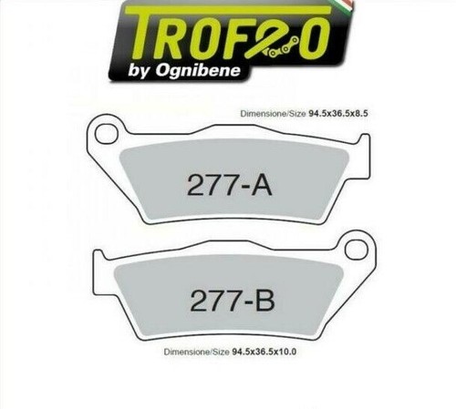 Sintered rear brake - brake, pads